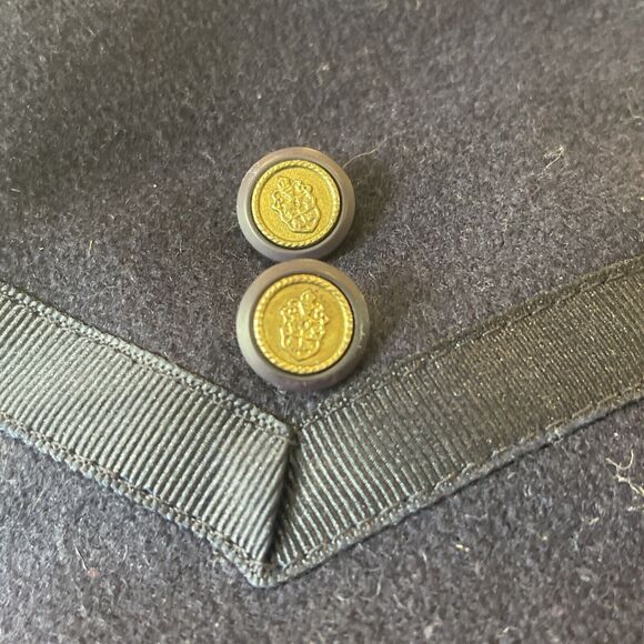 Vintage Rothschild Girls Sailor Navy Peacoat Size 7 ILGWU Union made USA - Picture 4 of 12